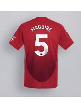 Manchester United Harry Maguire #5 Domaci Dres 2024-25 Kratak Rukavima